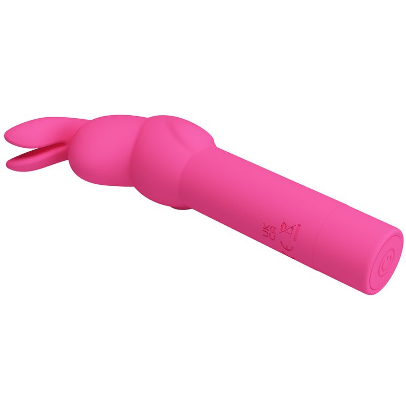 PRETTY LOVE - GERARDO FUSCHIA RABBIT SILICONE VIBRATOR - Kink&Play