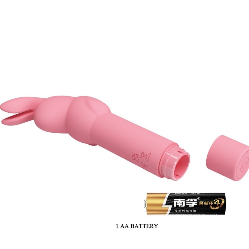 PRETTY LOVE - GERARDO PINK RABBIT SILICONE VIBRATOR - Kink&Play