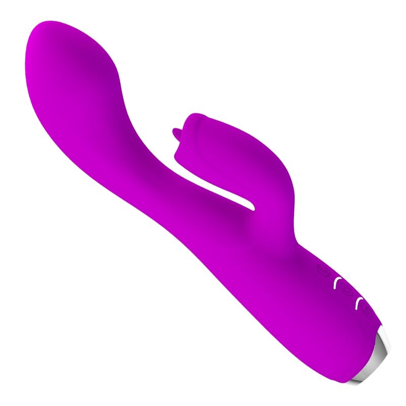 PRETTY LOVE - GLORIA RECHARGEABLE RABBIT VIBRATOR - WATERPROOF PURPLE - Kink&Play