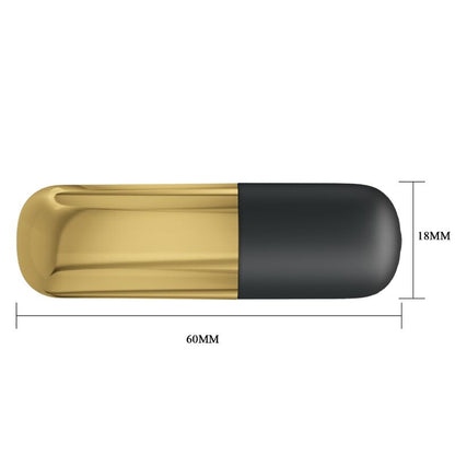PRETTY LOVE - GOLDEN RECHARGEABLE BULLET VIBRATOR - Kink&Play