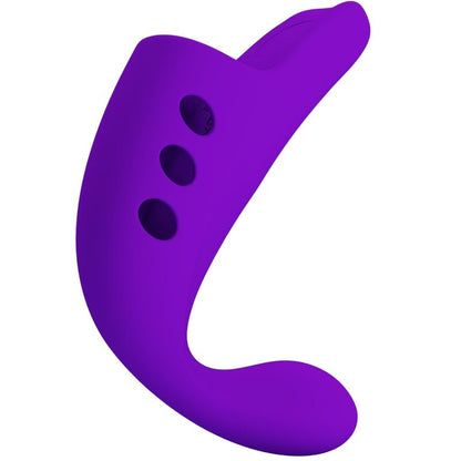 PRETTY LOVE - GORGON PURPLE RECHARGEABLE FINGER VIBRATOR - Kink&Play