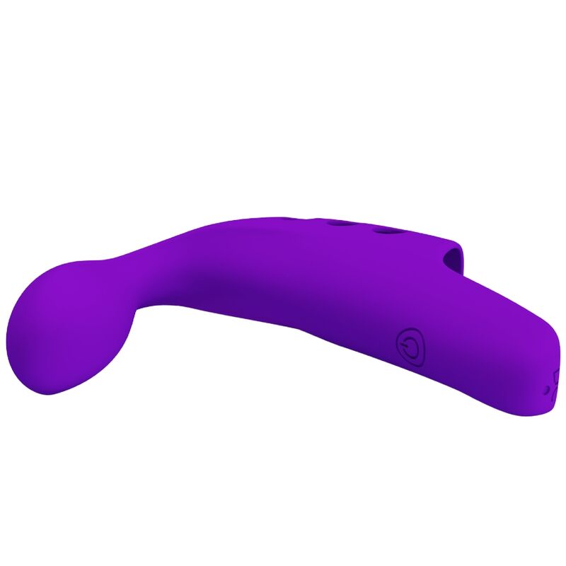PRETTY LOVE - GORGON PURPLE RECHARGEABLE FINGER VIBRATOR - Kink&Play