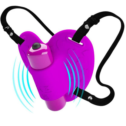 PRETTY LOVE - HEARTBEAT CLITORIS MASSAGER 10 VIBRATION MODES PURPLE - Kink&Play