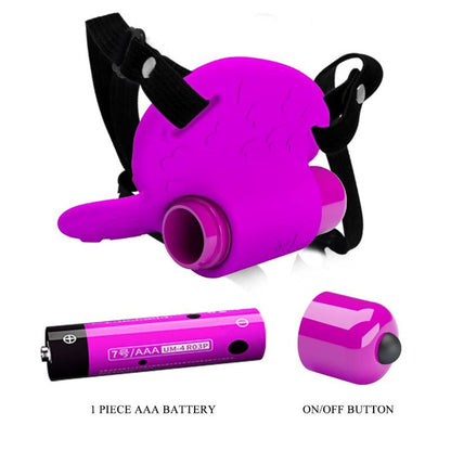 PRETTY LOVE - HEARTBEAT CLITORIS MASSAGER 10 VIBRATION MODES PURPLE - Kink&Play