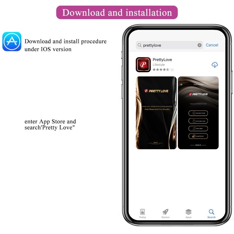 PRETTY LOVE - HECTOR ELECTROSHOCK VIBRATOR FREE APP VIOLET - Kink&Play