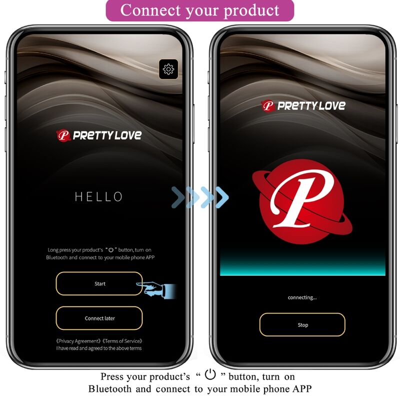 PRETTY LOVE - HECTOR ELECTROSHOCK VIBRATOR FREE APP VIOLET - Kink&Play
