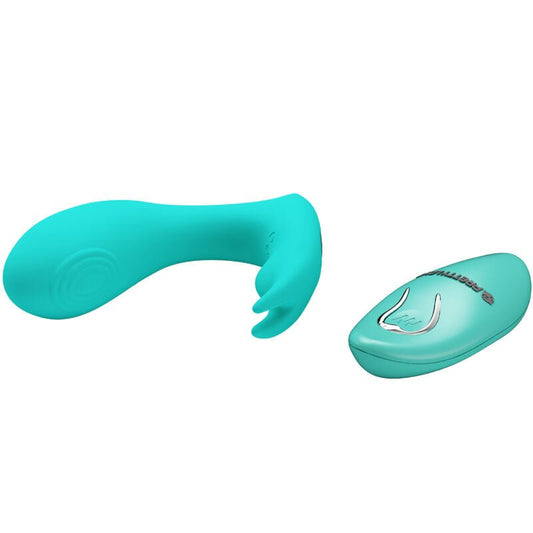 PRETTY LOVE - IDABELLE VIBRATION & PULSATION REMOTE CONTROL BLUE - Kink&Play