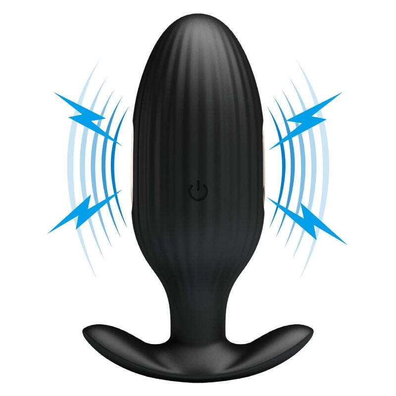 PRETTY LOVE - JEFFERSON APP CONTROLLED ANAL PLUG BLACK - Kink&Play