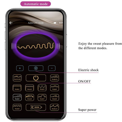 PRETTY LOVE - JEFFERSON APP CONTROLLED ANAL PLUG PURPLE - Kink&Play