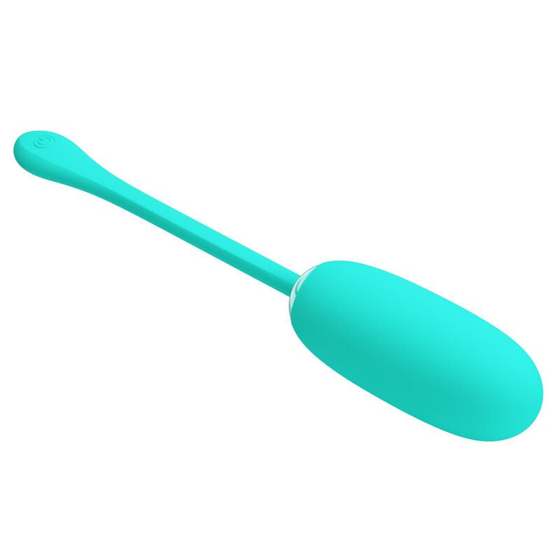 PRETTY LOVE - JULIUS WATERPROOF - RECHARGEABLE VIBRATING EGG AQUA GREEN - Kink&Play