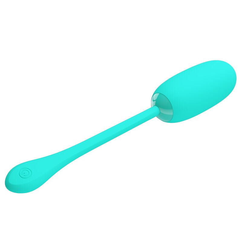 PRETTY LOVE - JULIUS WATERPROOF - RECHARGEABLE VIBRATING EGG AQUA GREEN - Kink&Play