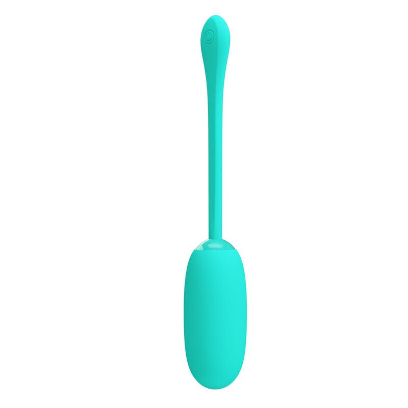 PRETTY LOVE - JULIUS WATERPROOF - RECHARGEABLE VIBRATING EGG AQUA GREEN - Kink&Play