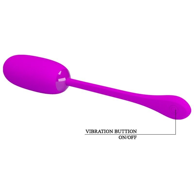 PRETTY LOVE - JULIUS WATERPROOF - RECHARGEABLE VIBRATING EGG PURPLE - Kink&Play