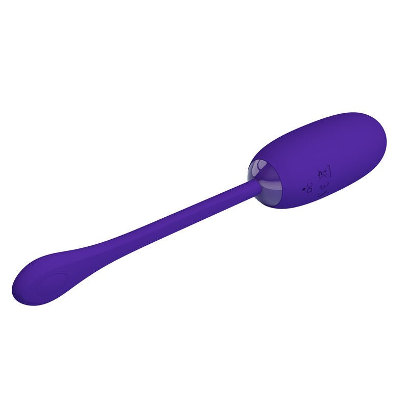 PRETTY LOVE - JULIUS WATERPROOF - RECHARGEABLE VIBRATING EGG PURPLE - Kink&Play