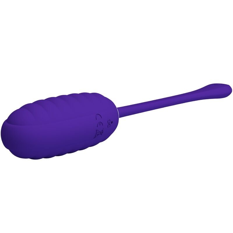 PRETTY LOVE - KIRK RECHARGEABLE VIBRATING EGG PURPLE - Kink&Play