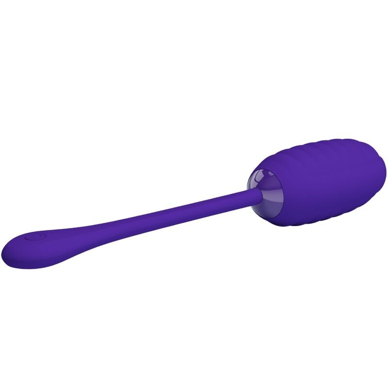 PRETTY LOVE - KIRK RECHARGEABLE VIBRATING EGG PURPLE - Kink&Play