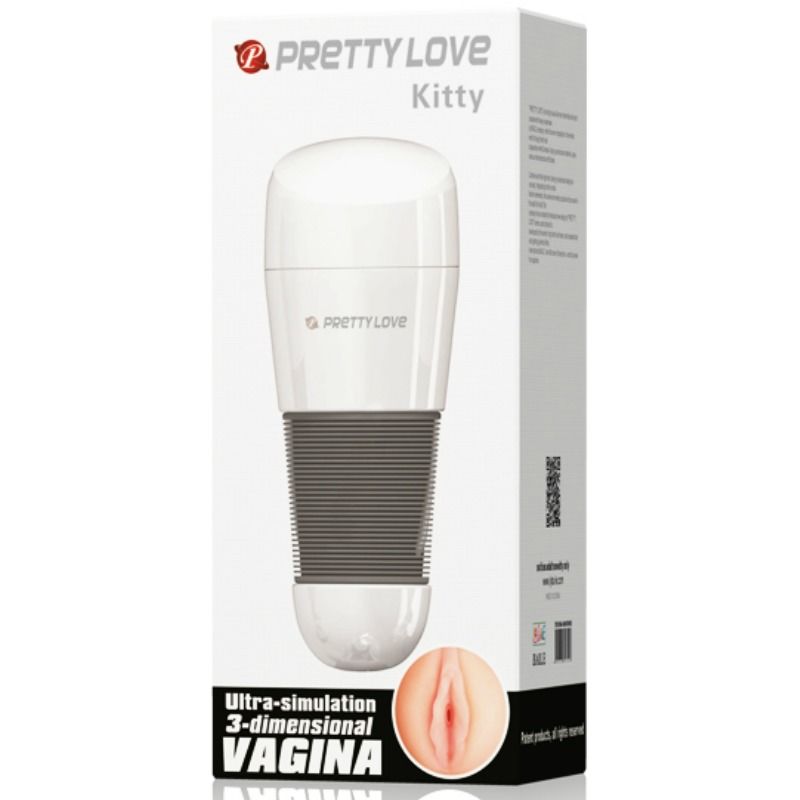 PRETTY LOVE - KITTY WHITE VAGINA MASTURBATOR 2 - Kink&Play