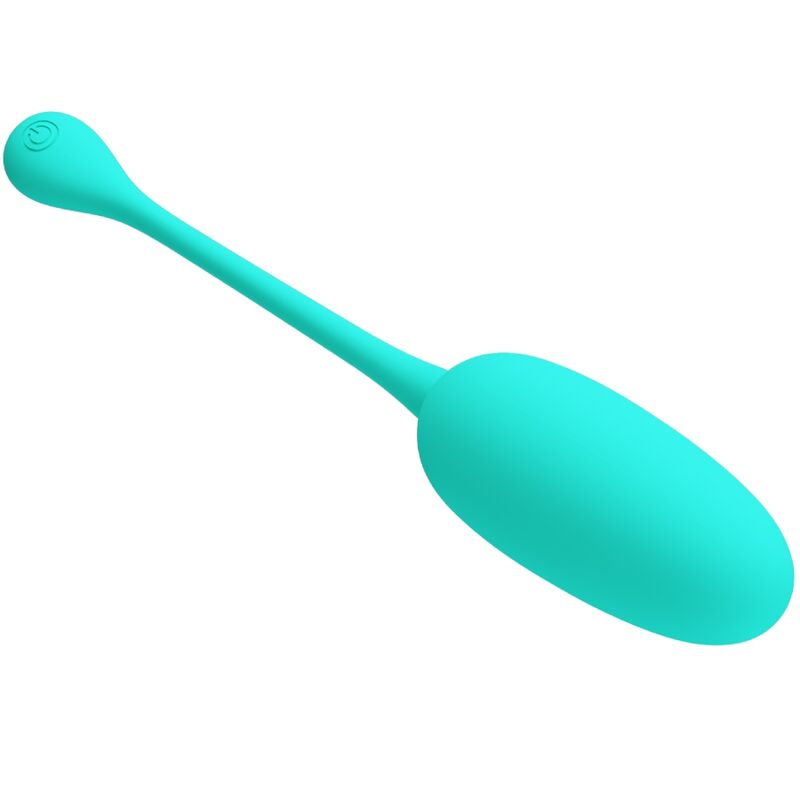 PRETTY LOVE - KNUCKER WATER GREEN RECHARGEABLE VIBRATING EGG - Kink&Play