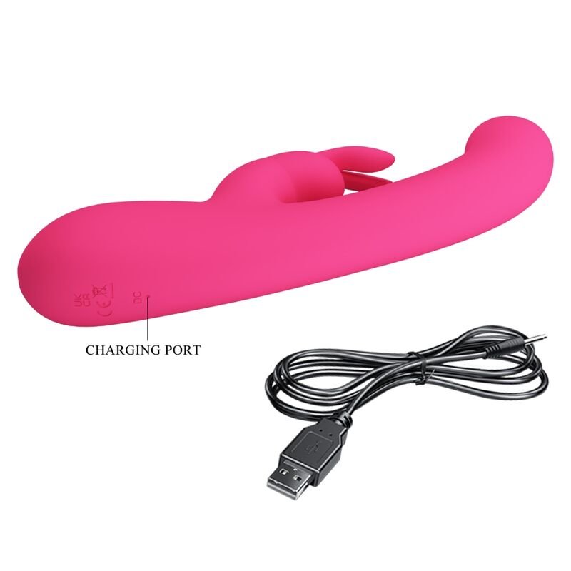 PRETTY LOVE - LAMAR RABBIT VIBRATOR & PINK G - SPOT - Kink&Play