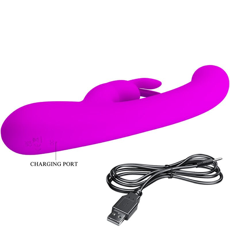 PRETTY LOVE - LAMAR RABBIT VIBRATOR & VIOLET G - SPOT - Kink&Play