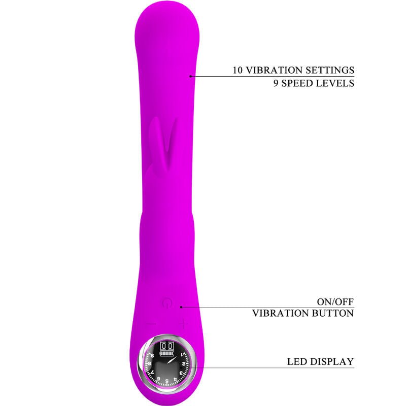 PRETTY LOVE - LAMAR RABBIT VIBRATOR & VIOLET G - SPOT - Kink&Play