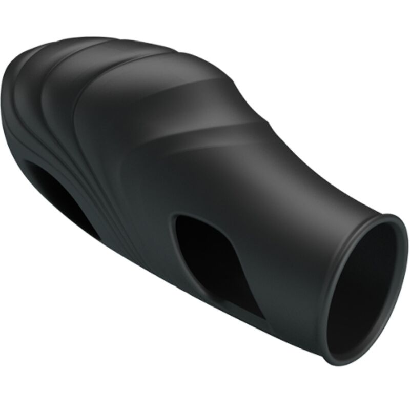 PRETTY LOVE - LICH SILICONE FINGER VIBRATOR BLACK - Kink&Play