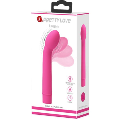 PRETTY LOVE - LOGAN G - SPOT VIBRATOR 10 VIBRATIONS PINK - Kink&Play
