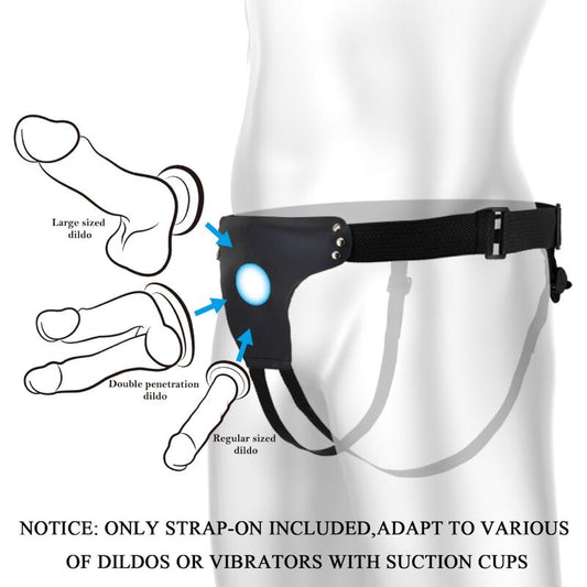 PRETTY LOVE - LOVE SPELL ADJUSTABLE STRAP HARNESS COMPLEMENT - Kink&Play