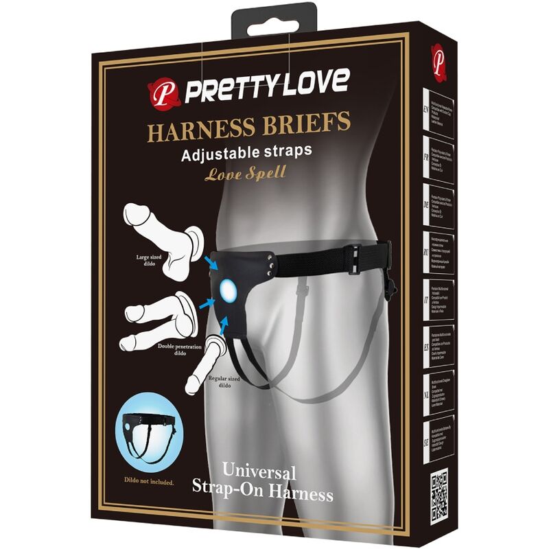 PRETTY LOVE - LOVE SPELL ADJUSTABLE STRAP HARNESS COMPLEMENT - Kink&Play
