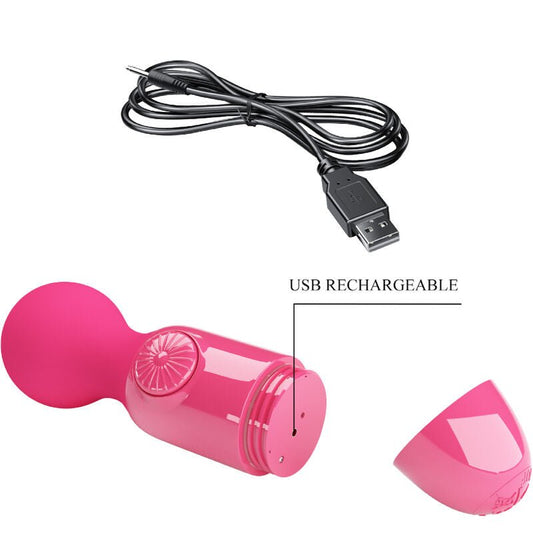 PRETTY LOVE - MAGENTA MINI PERSONAL MASSAGER - Kink&Play