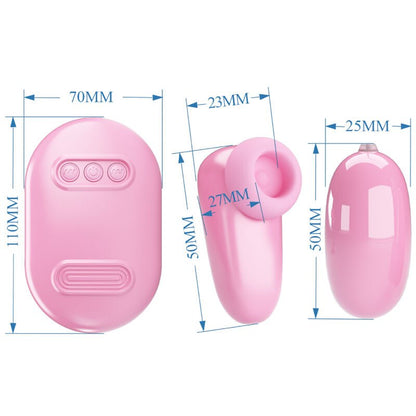 PRETTY LOVE - MAGIC BOX VIBRATING BULLET & PINK STIMULATOR - Kink&Play