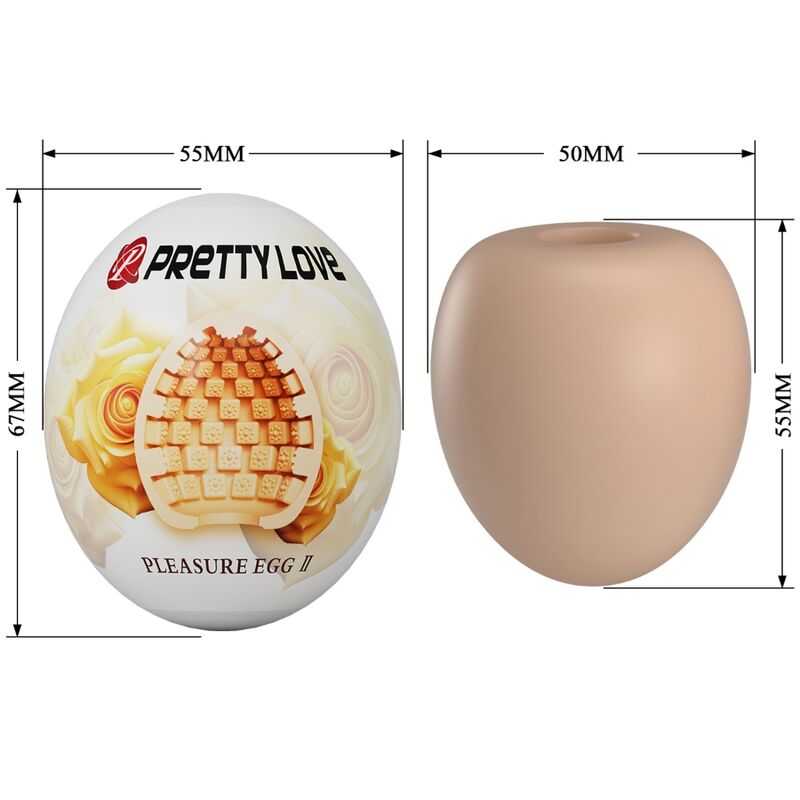 PRETTY LOVE - MALE MASTURBATOR EGG FLESH - Kink&Play