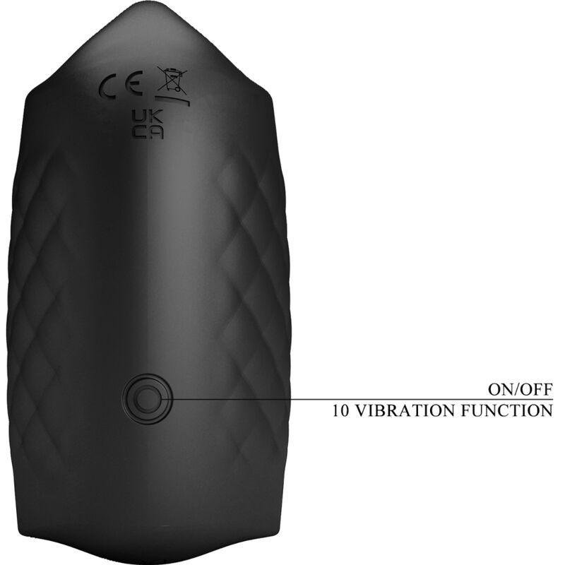 PRETTY LOVE - MANUAL MASTURBATOR FOR GLAND RECHARGEABLE VIBRATOR - Kink&Play