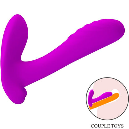PRETTY LOVE - MASSAGER & VIBRATOR 12 VIBRATIONS REMOTE CONTROL PURPLE - Kink&Play