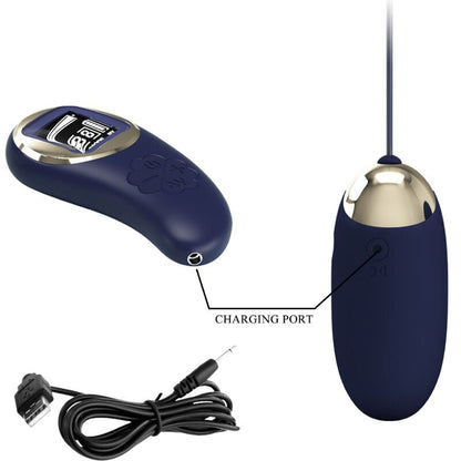 PRETTY LOVE - MINA VIBRATING EGG REMOTE CONTROL BLUE - Kink&Play
