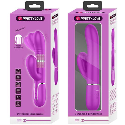 PRETTY LOVE - MULTIFUNCTION G - SPOT VIBRATOR FUCHSIA - Kink&Play