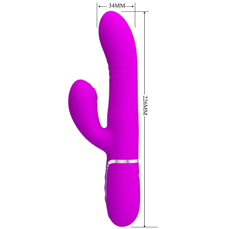 PRETTY LOVE - MULTIFUNCTION G - SPOT VIBRATOR FUCHSIA - Kink&Play