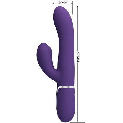 PRETTY LOVE - MULTIFUNCTION G - SPOT VIBRATOR PURPLE - Kink&Play
