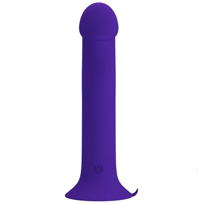 PRETTY LOVE - MURRAY YOUTH VIBRATING DILDO & RECHARGEABLE VIOLET - Kink&Play