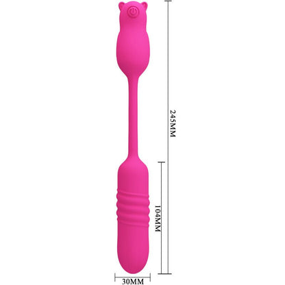 PRETTY LOVE - NOBIKUMA PINK SILICONE VIBRATING BULLET - Kink&Play
