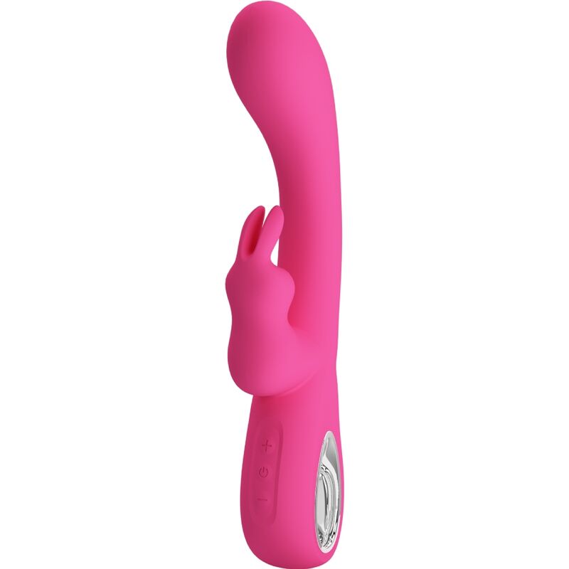 PRETTY LOVE - NOVAK RABBIT VIBRATOR 12 VIBRATIONS PINK - Kink&Play