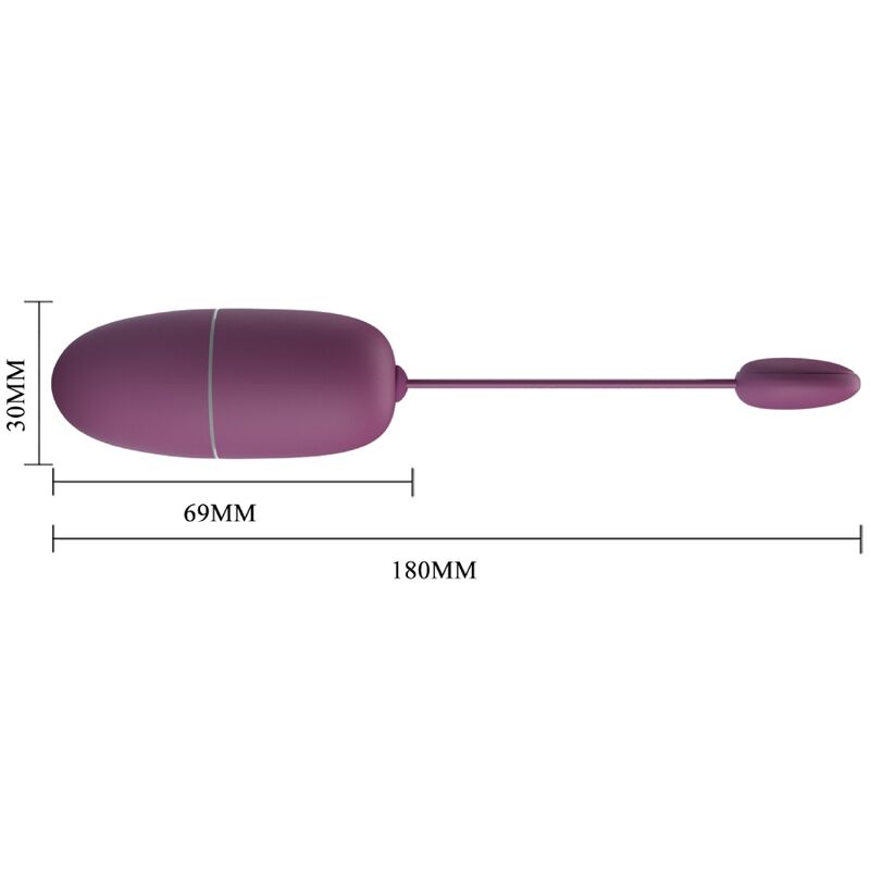 PRETTY LOVE - NYMPH VIBRATING EGG APP CONTROLLED LILA - Kink&Play