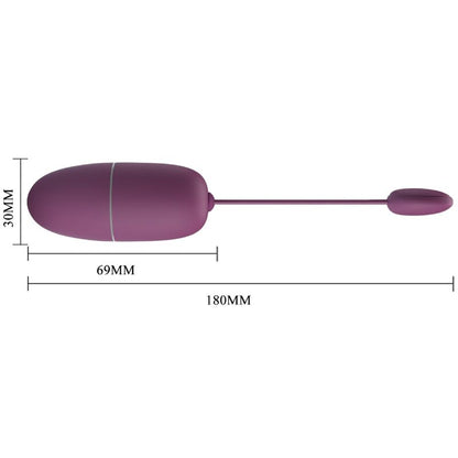 PRETTY LOVE - NYMPH VIBRATING EGG APP CONTROLLED LILA - Kink&Play