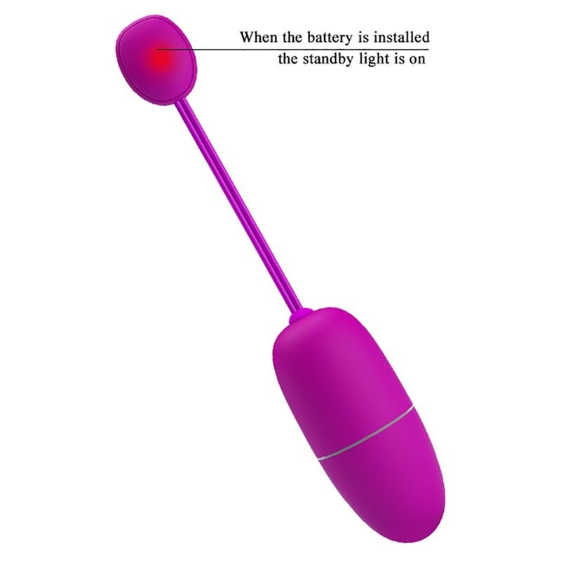 PRETTY LOVE - NYMPH VIBRATING EGG APP CONTROLLED PURPLE - Kink&Play