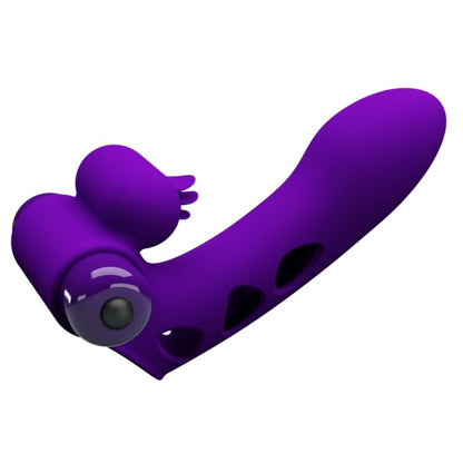 PRETTY LOVE - ORLANDO PURPLE VIBRATOR FINGER COVER - Kink&Play