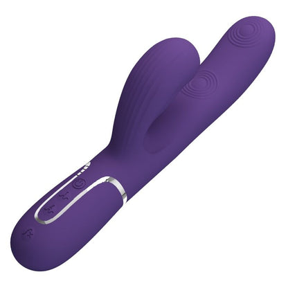 PRETTY LOVE - PERLITA G - SPOT VIBRATOR 3 IN 1 MULTIFUNCTION PURPLE - Kink&Play
