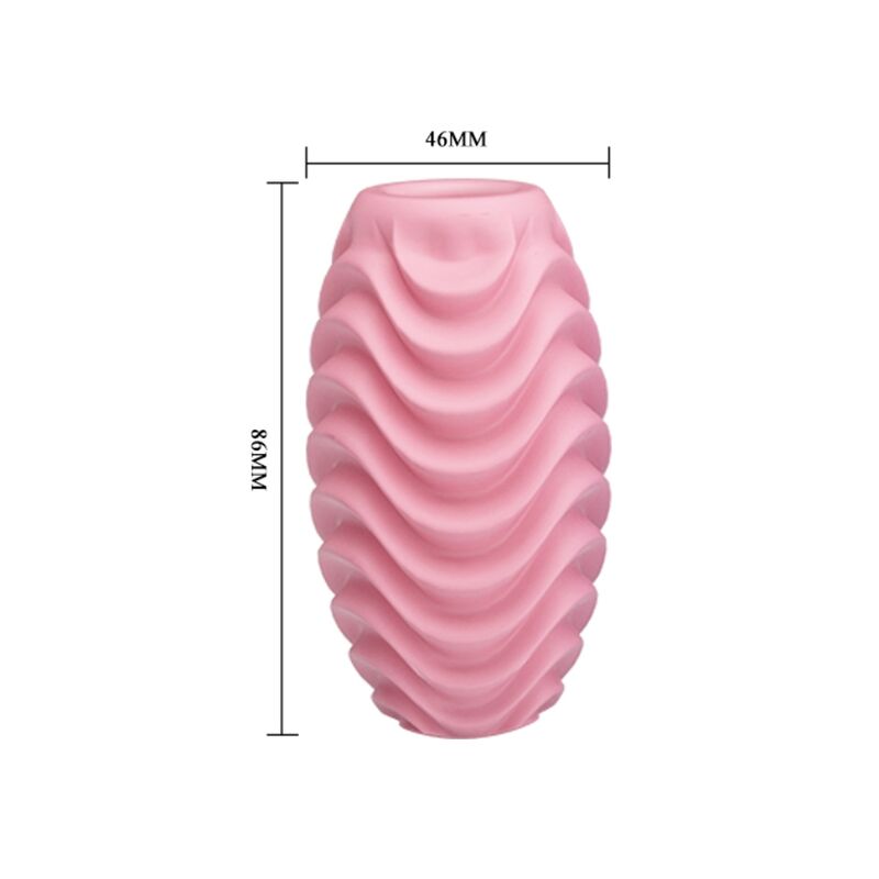 PRETTY LOVE - PINK DOUBLE SIDED MASTURBATOR EGG - Kink&Play