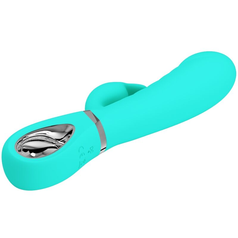 PRETTY LOVE - PRESCOTT MULTIFUNCTION G - SPOT VIBRATOR AQUA GREEN - Kink&Play
