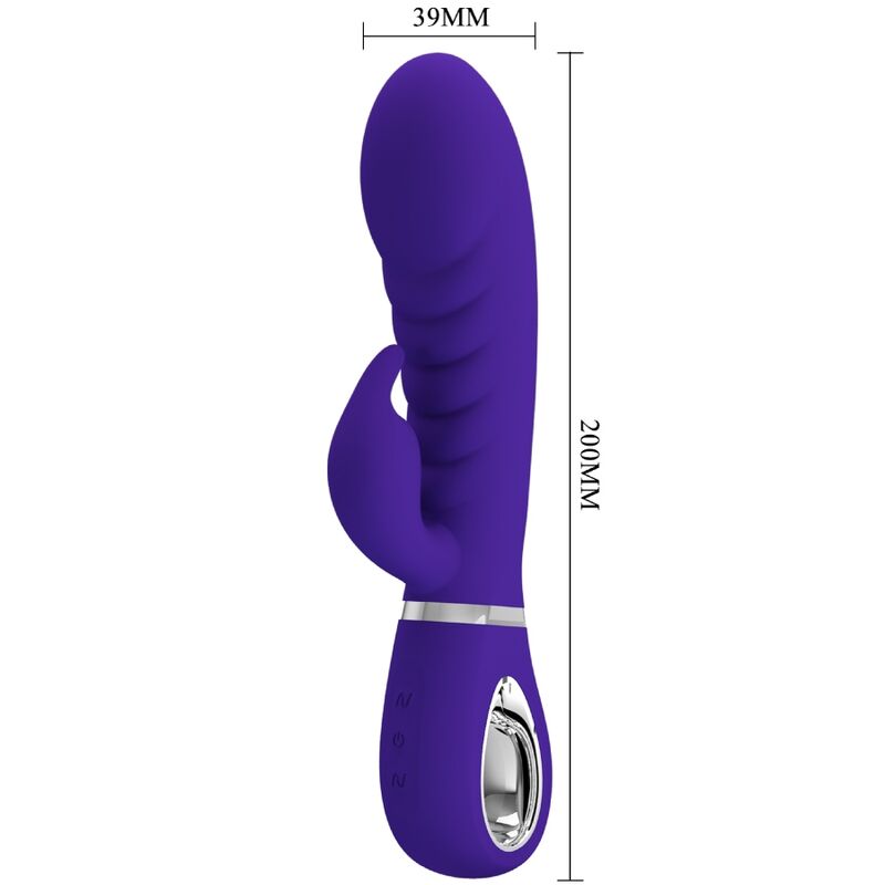 PRETTY LOVE - PRESCOTT MULTIFUNCTION G - SPOT VIBRATOR PURPLE - Kink&Play