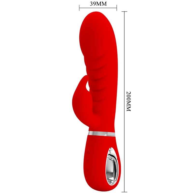 PRETTY LOVE - PRESCOTT MULTIFUNCTION G - SPOT VIBRATOR RED - Kink&Play